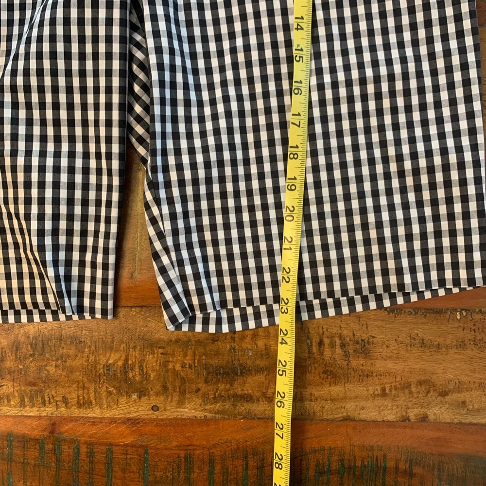 Sz 14 Jones New York gingham Plaid black Shorts Stretch Women's Ladies Easter - Picture 7 of 7